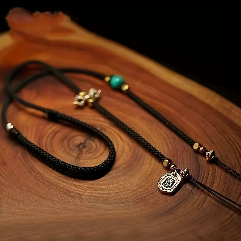 Adjustable Woven Cross Necklace Cord
